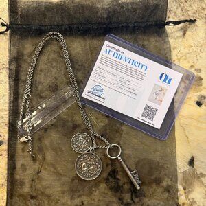 Christian Dior Vintage Necklace Silver